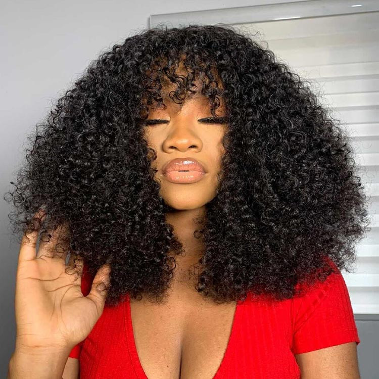 Super curly wig cheap