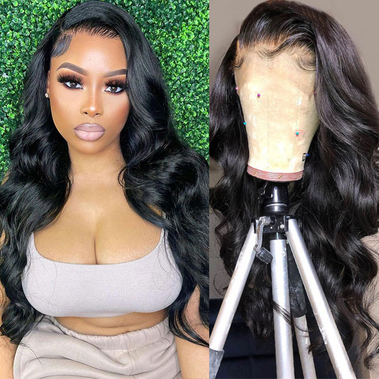 Black lace front top