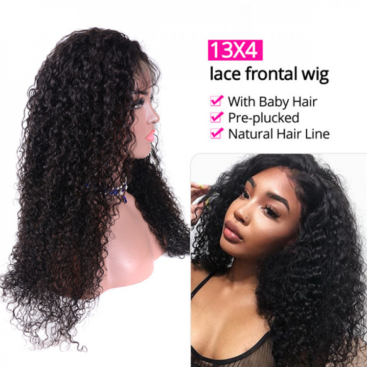 Long Curly Human Hair Lace Front Wigs For Women -SuperNova Hair